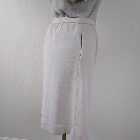 Vintage James Kenrob By Dalton Knit Tow Pc Skirt and Blouse Size M - Picture 6 of 13
